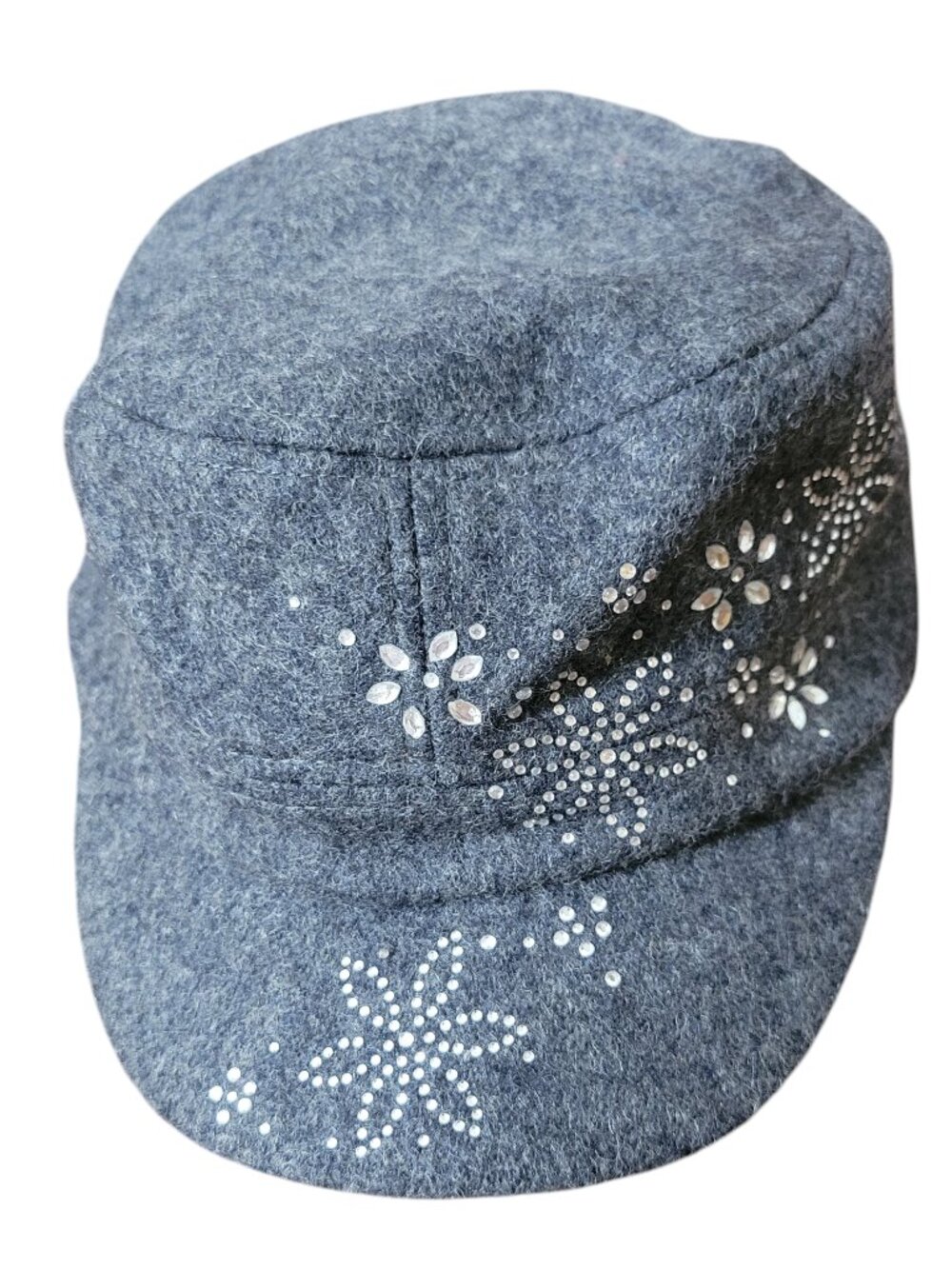 C.C Exclusives 100% Wool Y2K McBling Cadet Hat Newsboy Cap